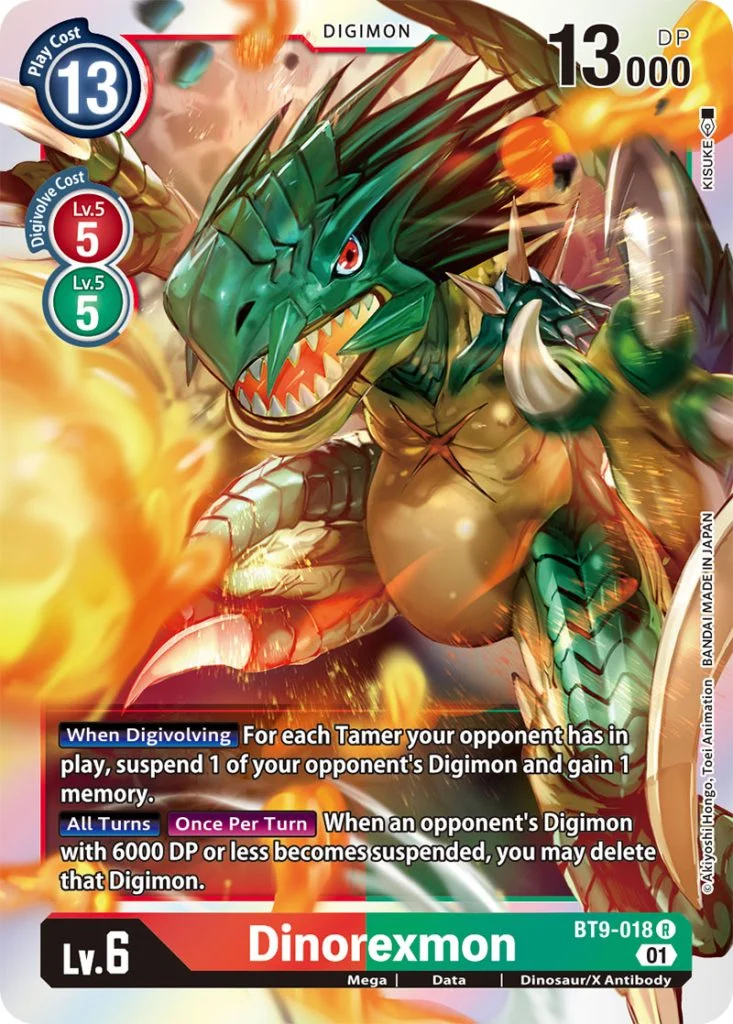 Dinorexmon - X Record - BT9-018 R