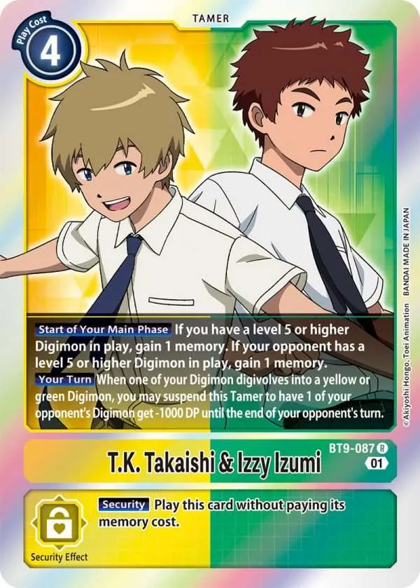 T,K, Takaishi & Izzy Izumi - X Record - BT9-087 R