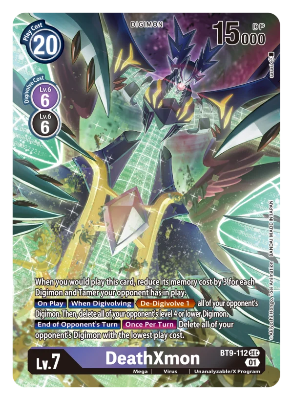 DeathXmon (Alternate Art) - X Record - BT9-112 SEC