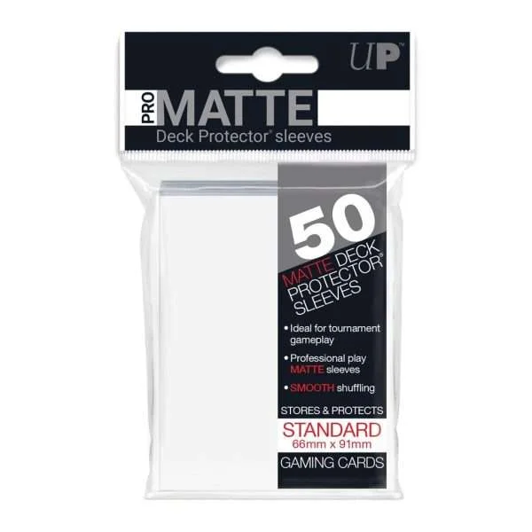 Ultra Pro - Protectores STANDARD Pro Matte x50 WHITE