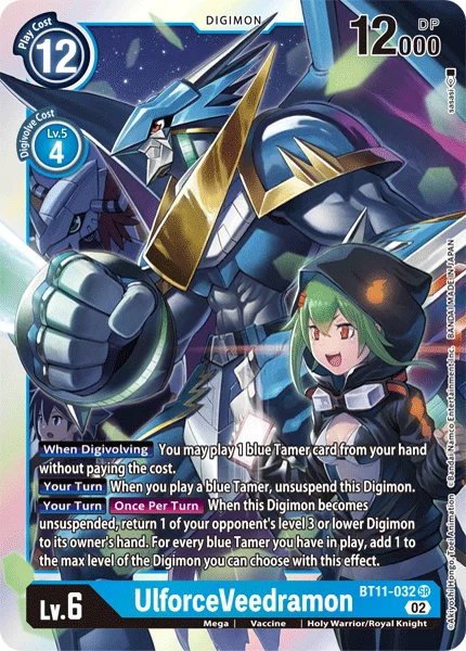 UlforceVeedramon BT11-032 - Dimensional Phase - Super Rare