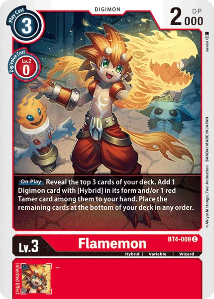Flamemon - Great Legend - BT4-009 C