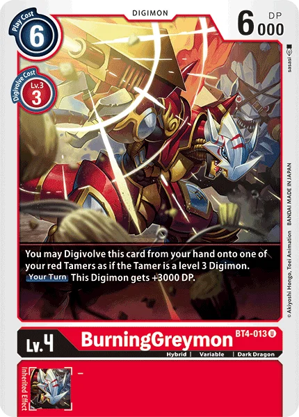 BurningGreymon - Great Legend - BT4-013 U