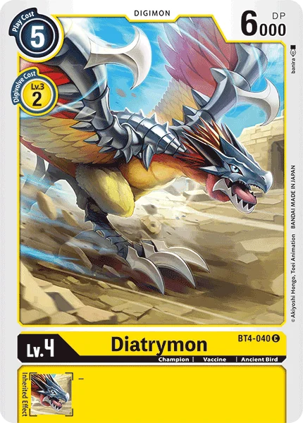 Diatrymon - Great Legend - BT4-040 C