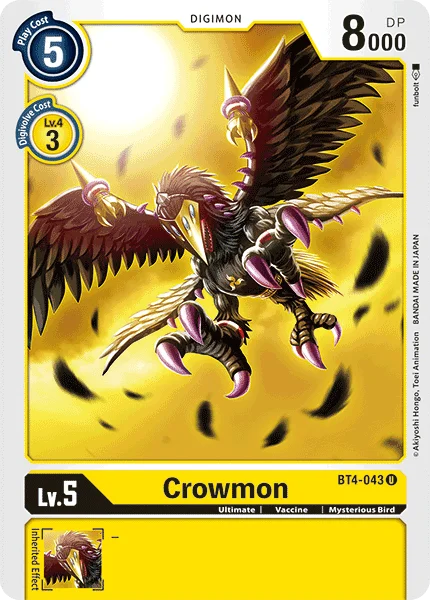 Crowmon - Great Legend - BT4-043 U