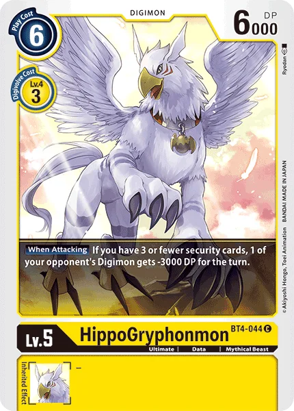 HippoGryphonmon - Great Legend - BT4-044 C