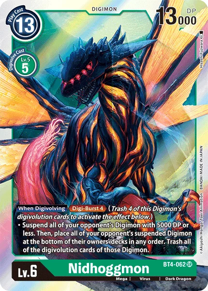 Nidhoggmon - Great Legend - BT4-062 SR