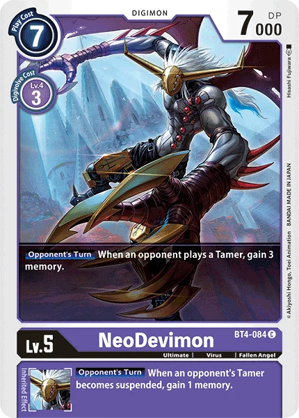 NeoDevimon - Great Legend - BT4-084 C