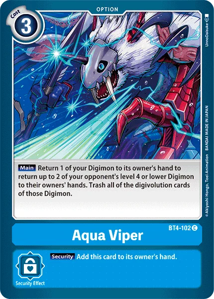 Aqua Viper - Great Legend - BT4-102 C