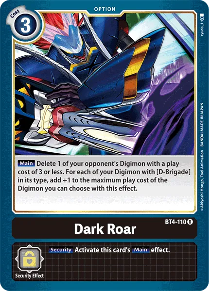 Dark Roar - Great Legend - BT4-110 R