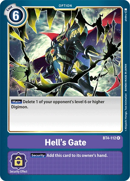 Hell's Gate - Great Legend - BT4-112 R