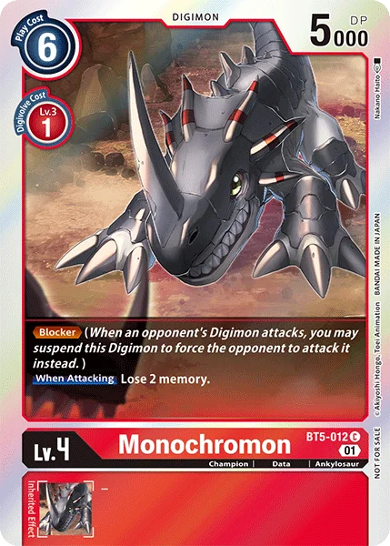 Monochromon (ST-11 Special Entry Pack) - Battle of Omni (BT05)