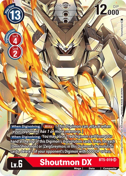 Shoutmon DX - Battle of Omni - BT5-019 SR