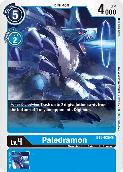 Paledramon - Battle of Omni - BT5-025 C