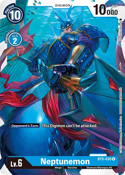 Neptunemon - Battle of Omni - BT5-030 U