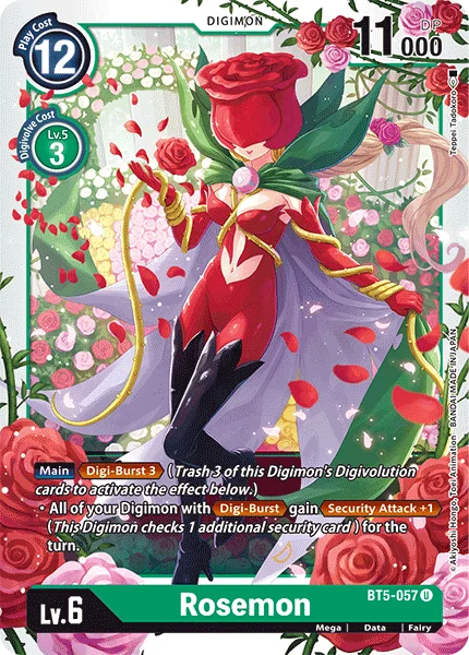 Rosemon - Battle of Omni - BT5-057 U