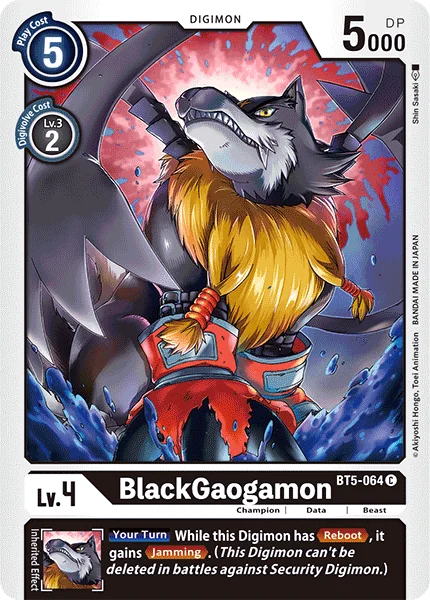 BlackGaogamon - Battle of Omni - BT5-064 C