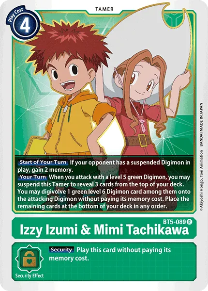 Izzy Izumi & Mimi Tachikawa - Battle of Omni - BT5-089 R