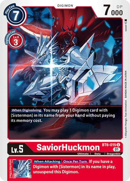 SaviorHuckmon - Double Diamond - BT6-015 U
