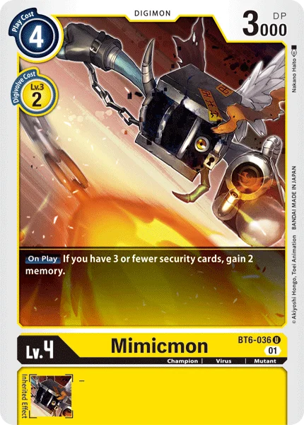 Mimicmon - Double Diamond - BT6-036 U