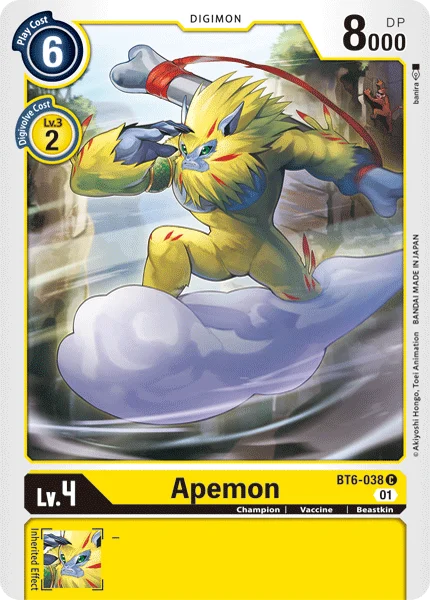 Apemon - Double Diamond - BT6-038 C
