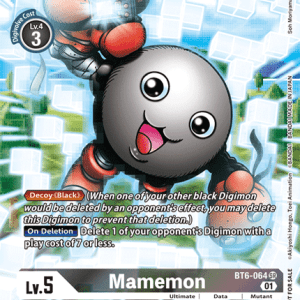 Mamemon (25th Special Memorial Pack) - Double Diamond (BT6-064 SR)