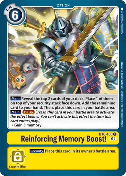 Reinforcing Memory Boost! - Double Diamond - BT6-100 C