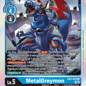 MetalGreymon - EX4-020 - Rare