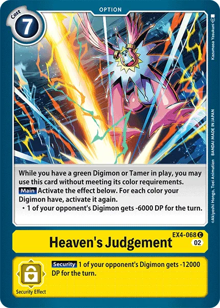 Heaven's Judgement - EX4-068 - Common