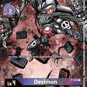 Devimon - P-018 (25th Special Memorial Pack) - Digimon Promotion Cards