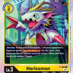 Herissmon - P-068 (Limited Card Pack) - Digimon Promotion Cards