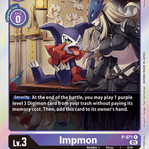 Impmon - P-071 (Limited Card Pack) - Digimon Promotion Cards