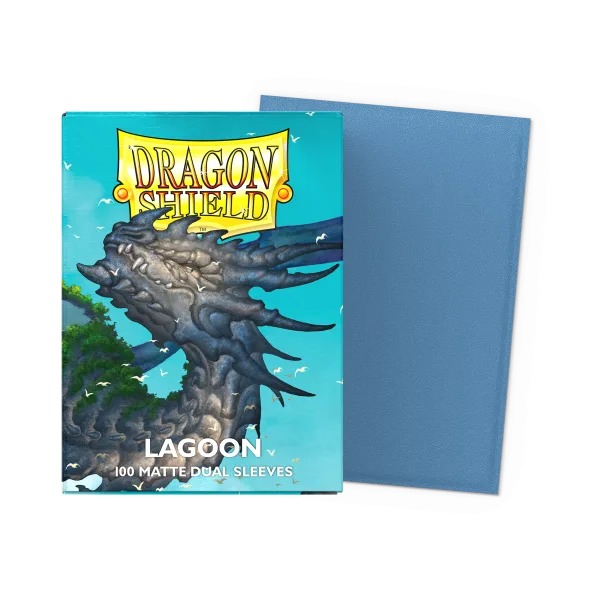 Dragon Shield Standard Size Sleeves - Dual Matte Lagoon x100