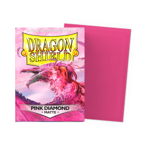 Dragon Shield Standard Size Sleeves - Matte Pink Diamond x100