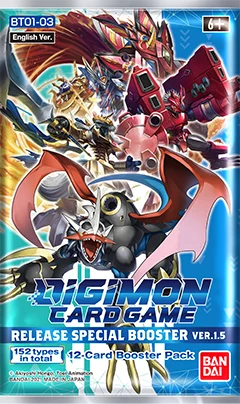 Digimon Card Game - Ver.1.5 BT01-03 - Release Special Booster Pack
