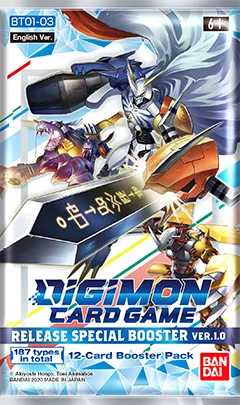 Digimon Card Game - Ver.1.0 BT01-03 - Release Special Booster Pack