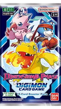 Digimon Card Game - BT11 - Dimensional Phase - Booster Pack