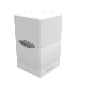 Deckbox: Satin Tower 100+ Solid- White Arctic