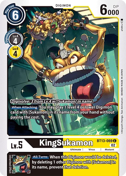 KingSukamon - BT13-069 - Common