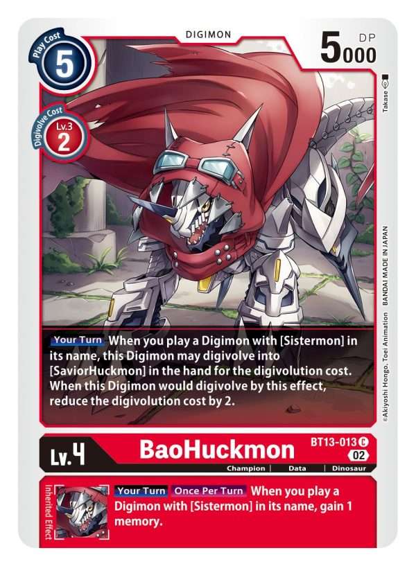 BaoHuckmon - BT13-013 - Common