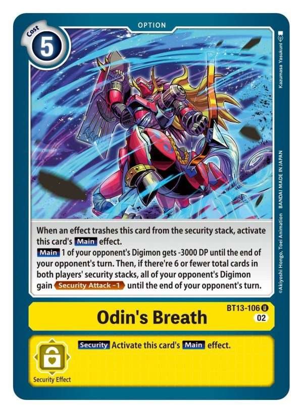 Odin's Breath - BT13-106 - Uncommon