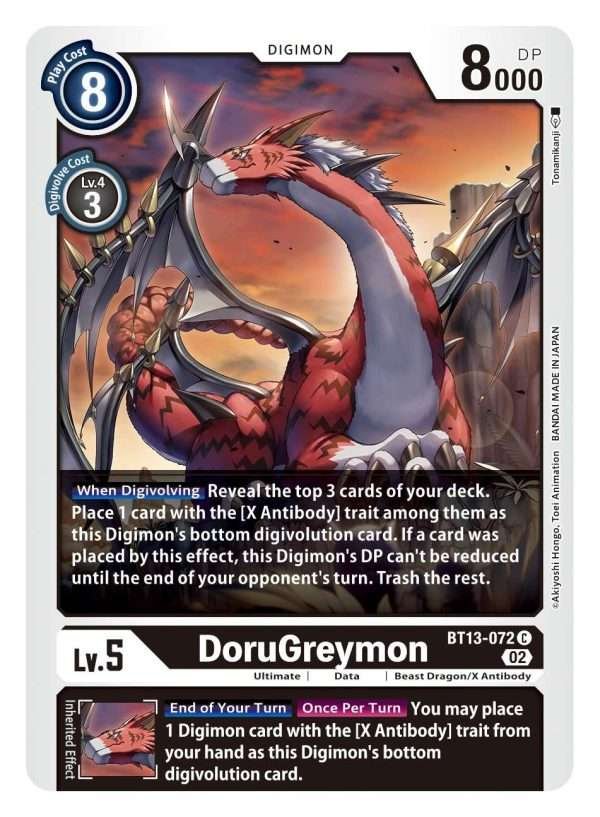 DoruGreymon - BT13-072 - Common