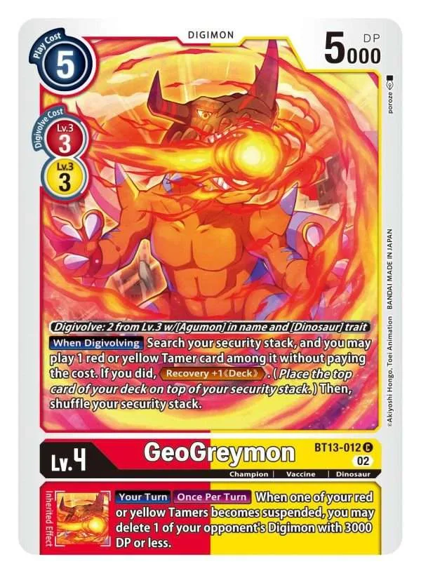 GeoGreymon - BT13-012 - Common