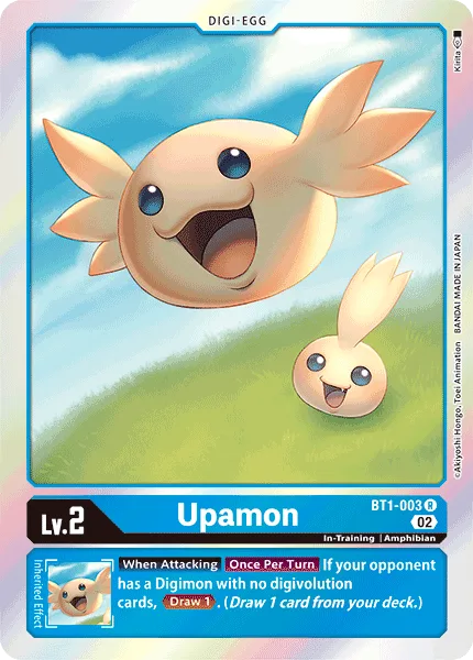 Upamon - BT1-003 Rare RB