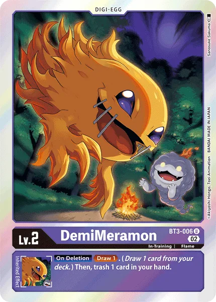 DemiMeramon - BT3-006 Uncommon RB