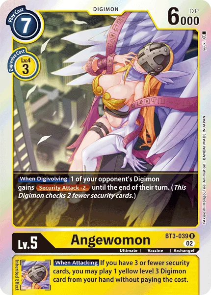 Angewomon - BT3-039 Rare RB