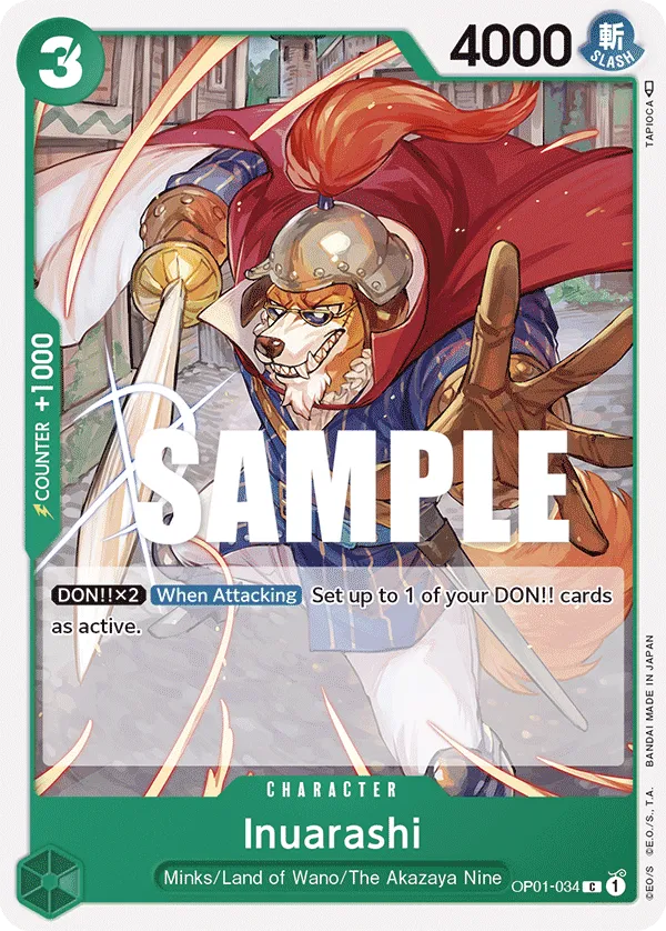 Inuarashi OP01-034 C