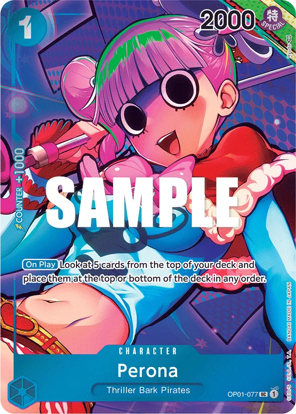 Perona (Box Topper) OP01-077 UC