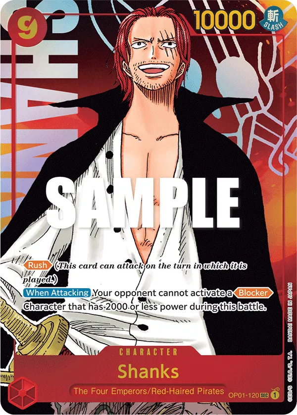 Shanks (Parallel) OP01-120 SEC