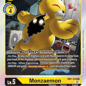 Monzaemon - RB1-018 Rare